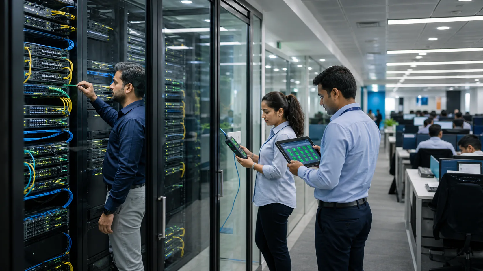 4,000-Node Enterprise Network Infrastructure