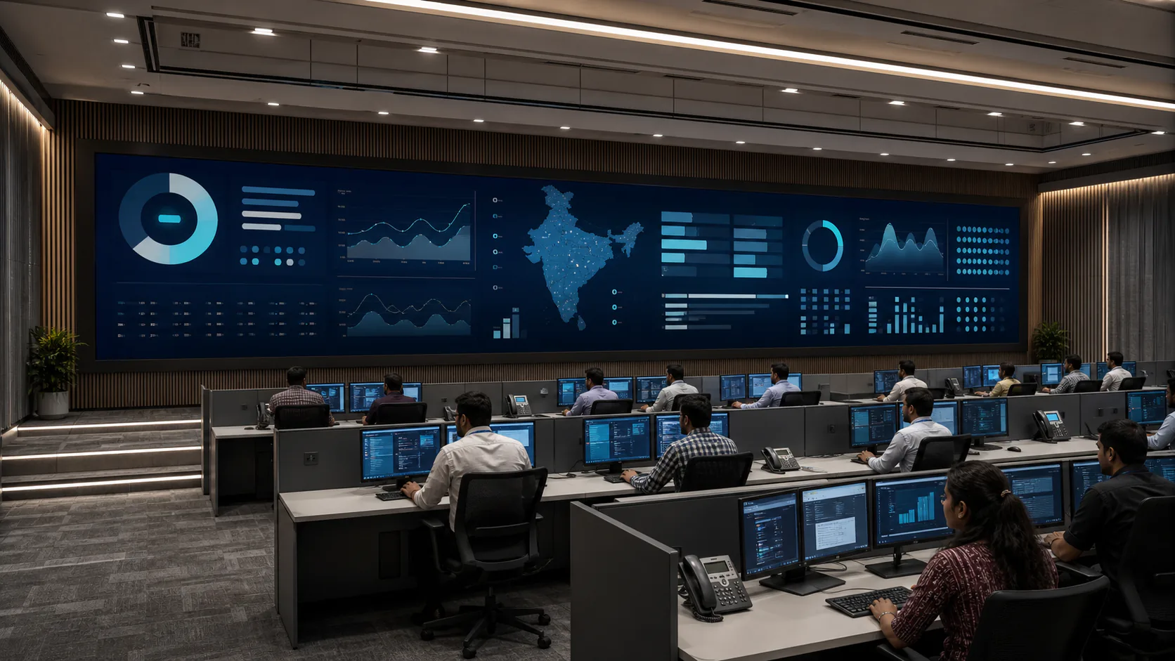 Large-Format Active LED Command Centre Integration