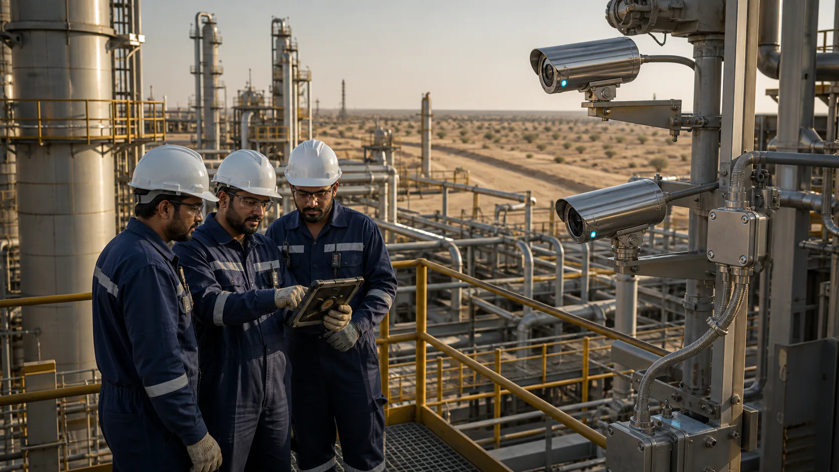 Explosion-Proof Surveillance for Critical Refinery Areas