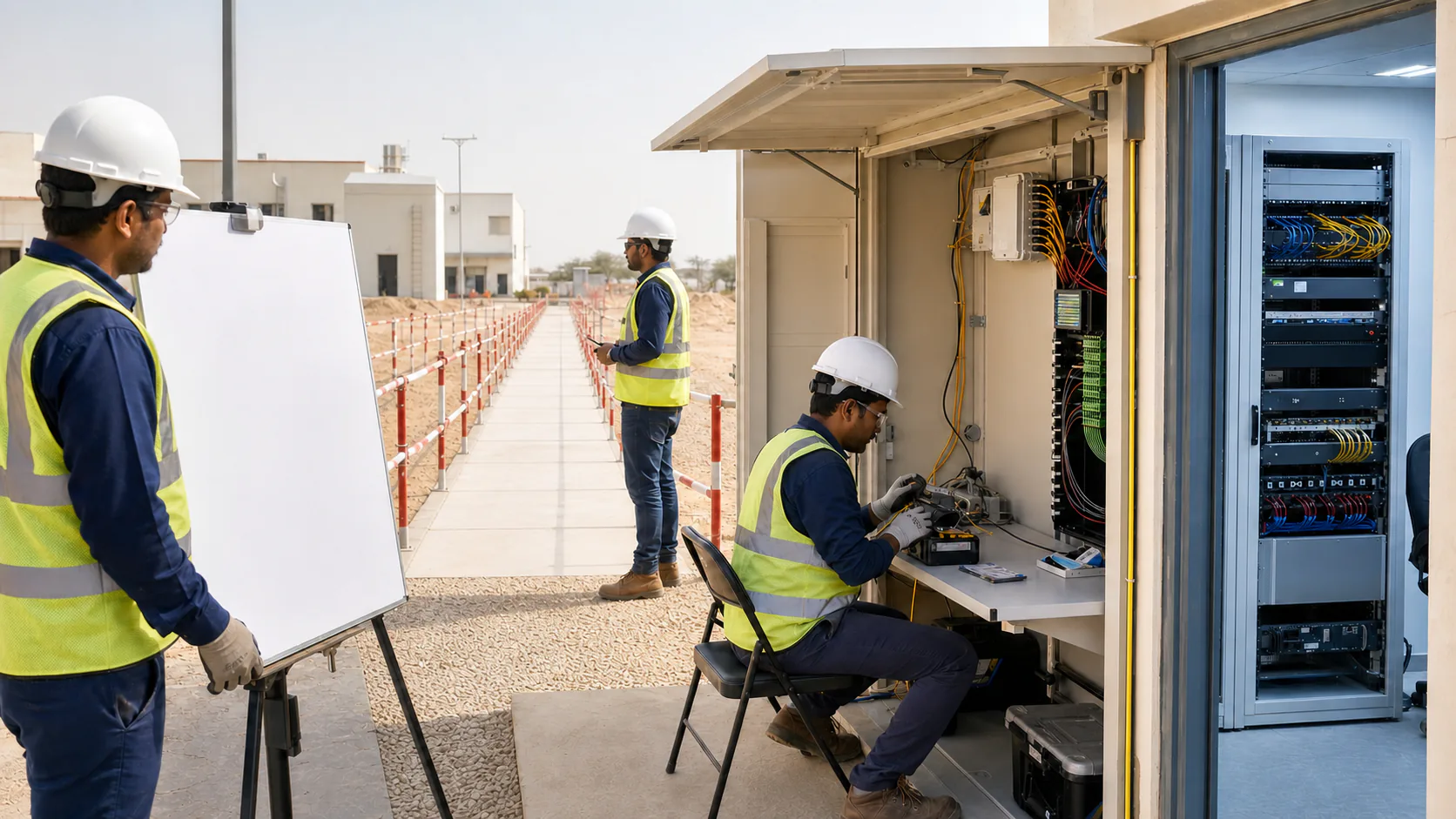 Underground Fiber Backbone & Campus Network Design