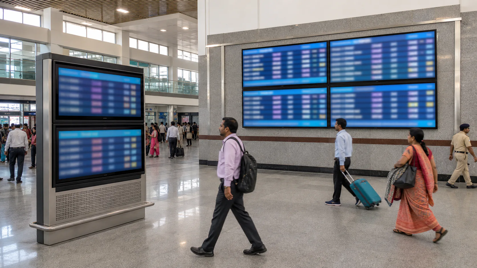 Railway Passenger Information Display Modernization