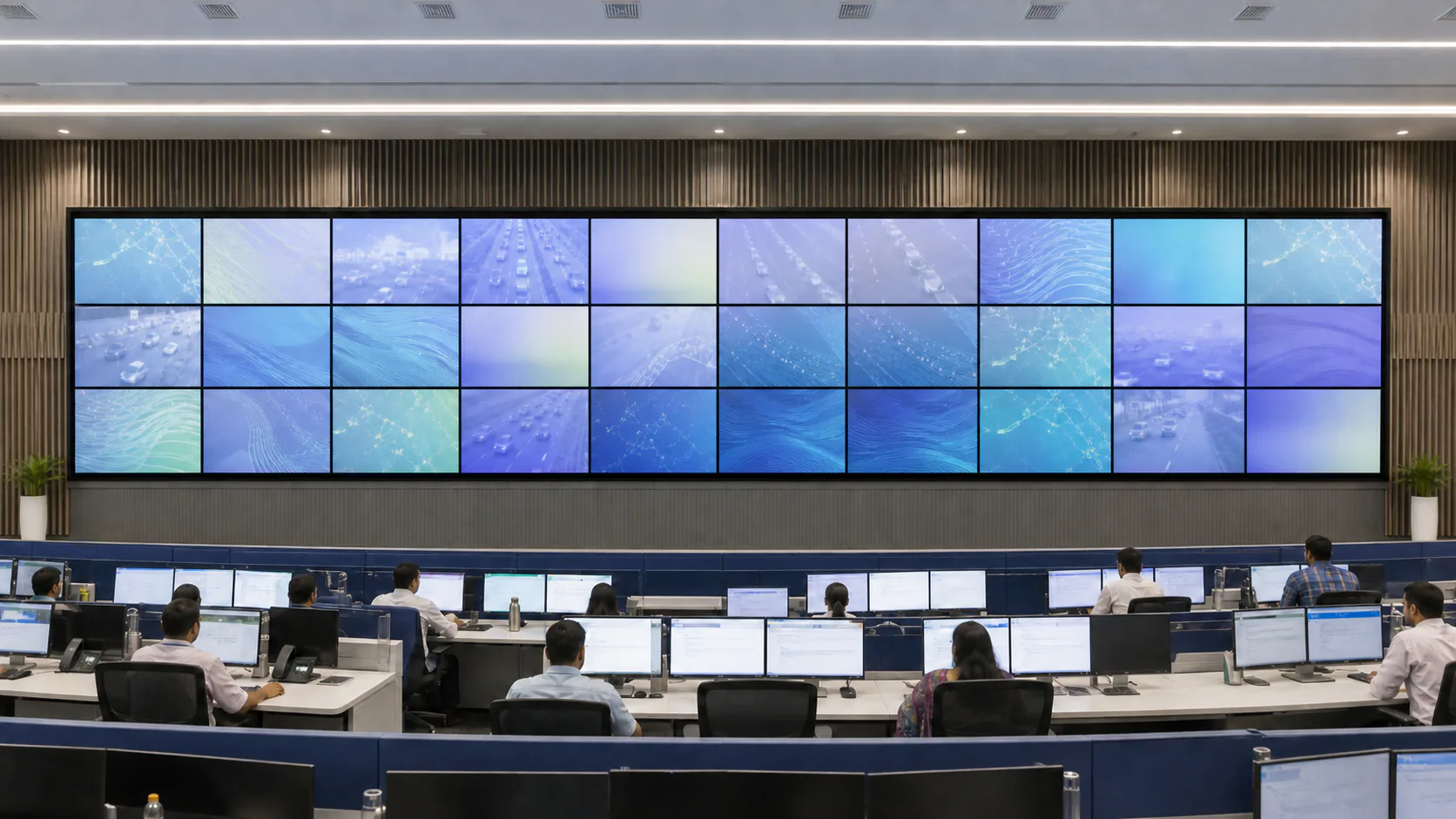 Smart City Command Centre Video Wall